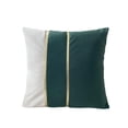 thumbnail image 1 of Injueey Funda de almohada de sofá moderna, funda de cojín cuadrada, Protector decorativo de retazos, funda de almohada de costura, dormitorio, coche, Decoración del hogar Verde oscuro Injueey HA078702-07, 1 of 6