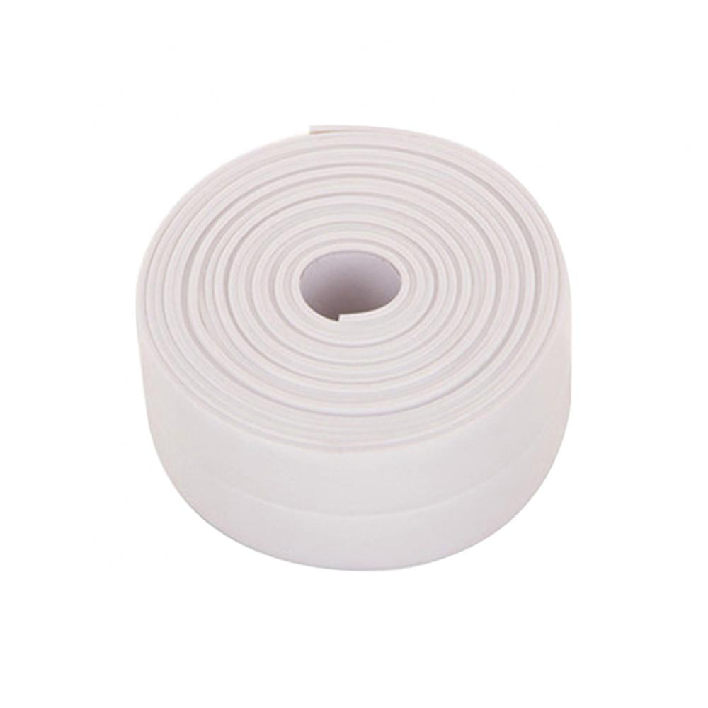 Bath & Kitchen Caulk Tape Sealant Strip,PVC Self Adhesive Tub and Wall Sealing Tape Caulk Sealer,Caulk Strip,10.5ft/12.5ft
