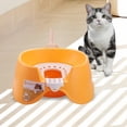thumbnail image 6 of Fzaqwen Cat Litter Basin Cat Sandbox Kitten Potty Toilet Bedpan Open Top Pet Litter Tray Orange, 6 of 9