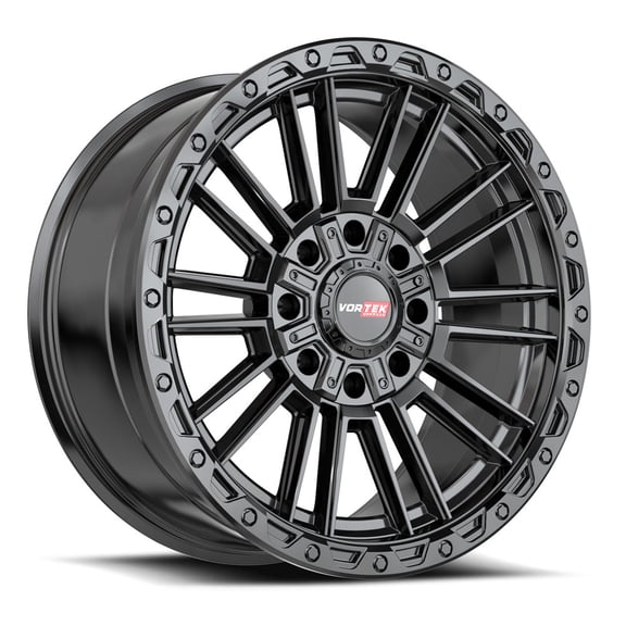 20x9.5 Vortek VRT-604 Satin Black Wheel 8x6.5/8x170 (18mm)