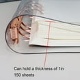 thumbnail image 3 of SHISUYAN Portable Transparent Binder Cover PVC Notebook Cover Loose-leaf Scrapbook Cover, 3 of 8