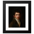 thumbnail image 2 of Jean-Baptiste-Louis Germain 12x14 Black Modern Framed Museum Art Print Titled - Self -Portrait (1816), 2 of 5