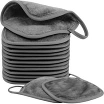 Makeup Remover Cloth,Bexikou 12 Pack Makeup Towels Face Washcloth,Makeup Remover Pads Reusable Washable,Facial Cloths Clean Towels for Face Eye Skincare, 5*5 inches