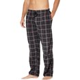 thumbnail image 4 of Intimo Mens' Microfleece Plaid Drawstring Waist Lounge Sleep Pajama Pant Sleepwear Loungewear, 4 of 6