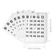 thumbnail image 5 of TOYANDONA 60 Cartones de Bingo con Números Únicos, Accesorios para Juego de Bingo Familiar para el Desarrollo Intelectual y la Diversión (Blanco), 5 of 7