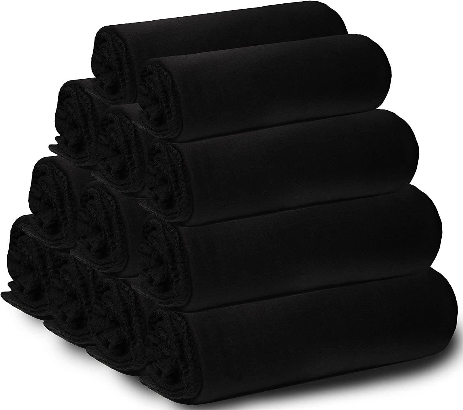 SOCKS'NBULK Soft Fleece Blankets 50 X 60, Lightweight, Cozy Warm Throws Dark Colorful Blanket Sofa Travel Outdoor, Wholesale