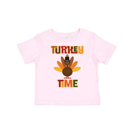 

Inktastic Thanksgiving Turkey Time Gift Toddler Boy or Toddler Girl T-Shirt