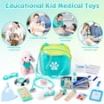 thumbnail image 3 of Kit médico Sundaymot para niños con 37 piezas y juguete para perros, 3 of 8