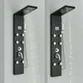 thumbnail image 6 of CES Shower Panel Tower System,Shower Column with Temperature Display,Rainfall Waterfall Shower Head Shower,6 Adjustable Body Jets,Handheld Shower,Wall Mount Black, 6 of 11