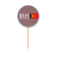 thumbnail image 1 of I Am From East Timor Art Deco  Fashion Toothpick Flags Round Labels Party Decoration, 1 of 3