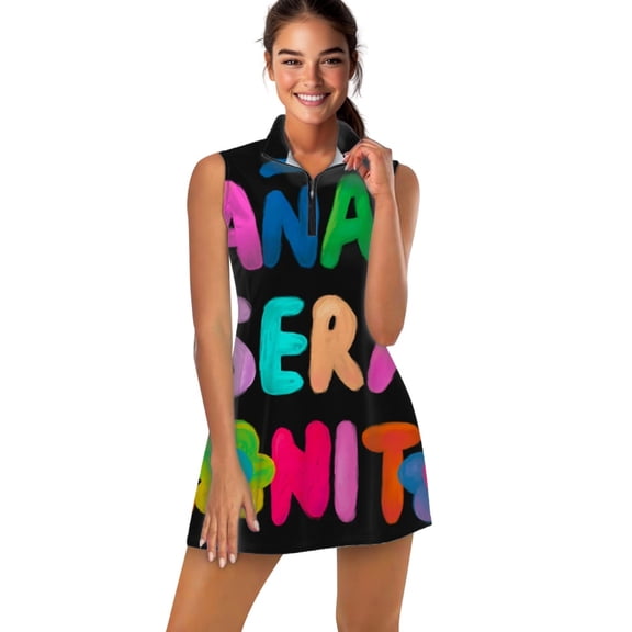 Mañana será bonito Sports Dresses Women Tennis Dress Outdoor Badminton Golf Quick-Drying And Breathable Sports Dress