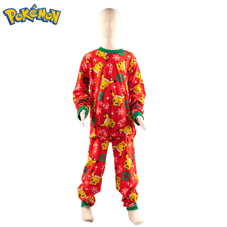 BOYS COLLECTIBLE CHRISTMAS 7枚複数用 Pokémon Kids Holiday PJs: Pikachu Boys Christmas Pajamas