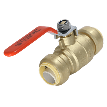 2 Pcs XFITTING Push Fit 1 Inch x 1 Inch Push Fit Ball Valve, 27-1-1=2XX