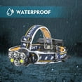 thumbnail image 4 of Rechargeable headlamp,6 LED USB Rechargeable Waterproof Flashlight Head Lights for Camping, Hiking, Outdoors, 4 of 6