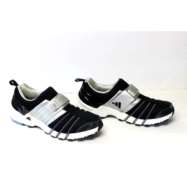 Ad-id-as Hook & Loop Black Grey Blue Multi Mens / Womens Athletic Trainer Sneak