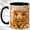 Black, variant on Golden Guinea Pig Coffee Mug, Small Pet Mug, Ceramic 11 oz