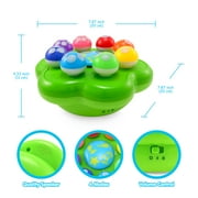 BEST LEARNING Mushroom Garden Interactive Musical Toy for Toddlers Ages 1 to 3 Years