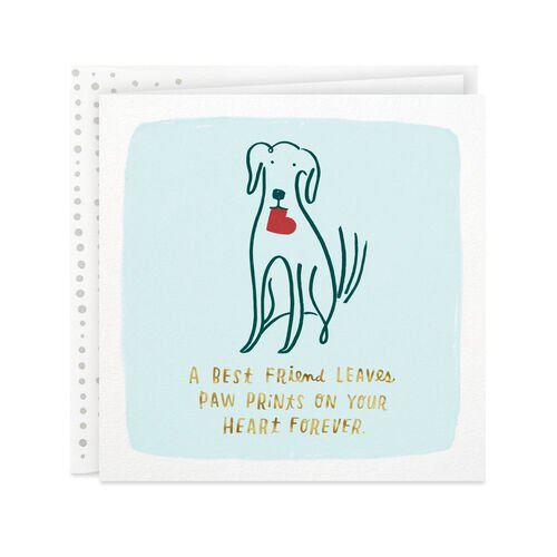 Message For Loss Of Dog Dog Carrying A Heart Sympathy Card For Loss Of Pet - Walmart.com