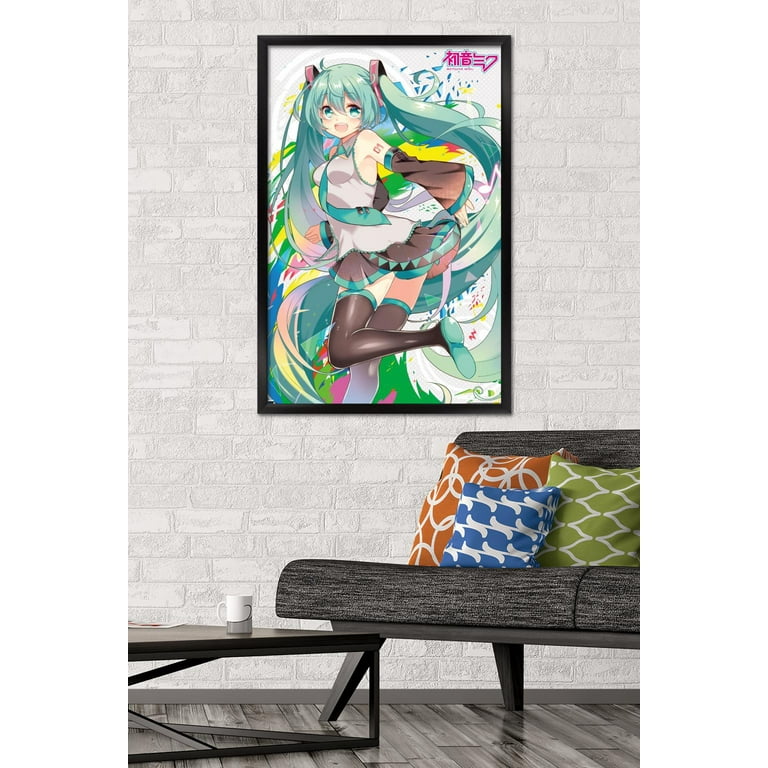 Hatsune Miku - Color Splash Wall Poster, 22.375
