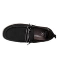 thumbnail image 4 of Hurley Men's Size 9, Lightweight Canvas Casual Shoes, Black, 4 of 6