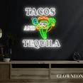 thumbnail image 2 of Glowneon Tacos And Tequila Neon Sign, Mexican Tacos Tequila Led Decor, 2 of 5