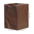 thumbnail image 2 of LEORX Wooden Desk Organizer for Office Coffee Color Sturdy and Lightweight Helps to Organize Your Desk 7x4.5x3 Inches, 2 of 8