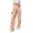 A Pink, variant on Clothes Loose Fit Yoga Sweatpants With Pockets Fashion Women Casual High Waist Pants Pants Comfortable Casual Pants Plaid Straight Leg Pants Pink Free Size
