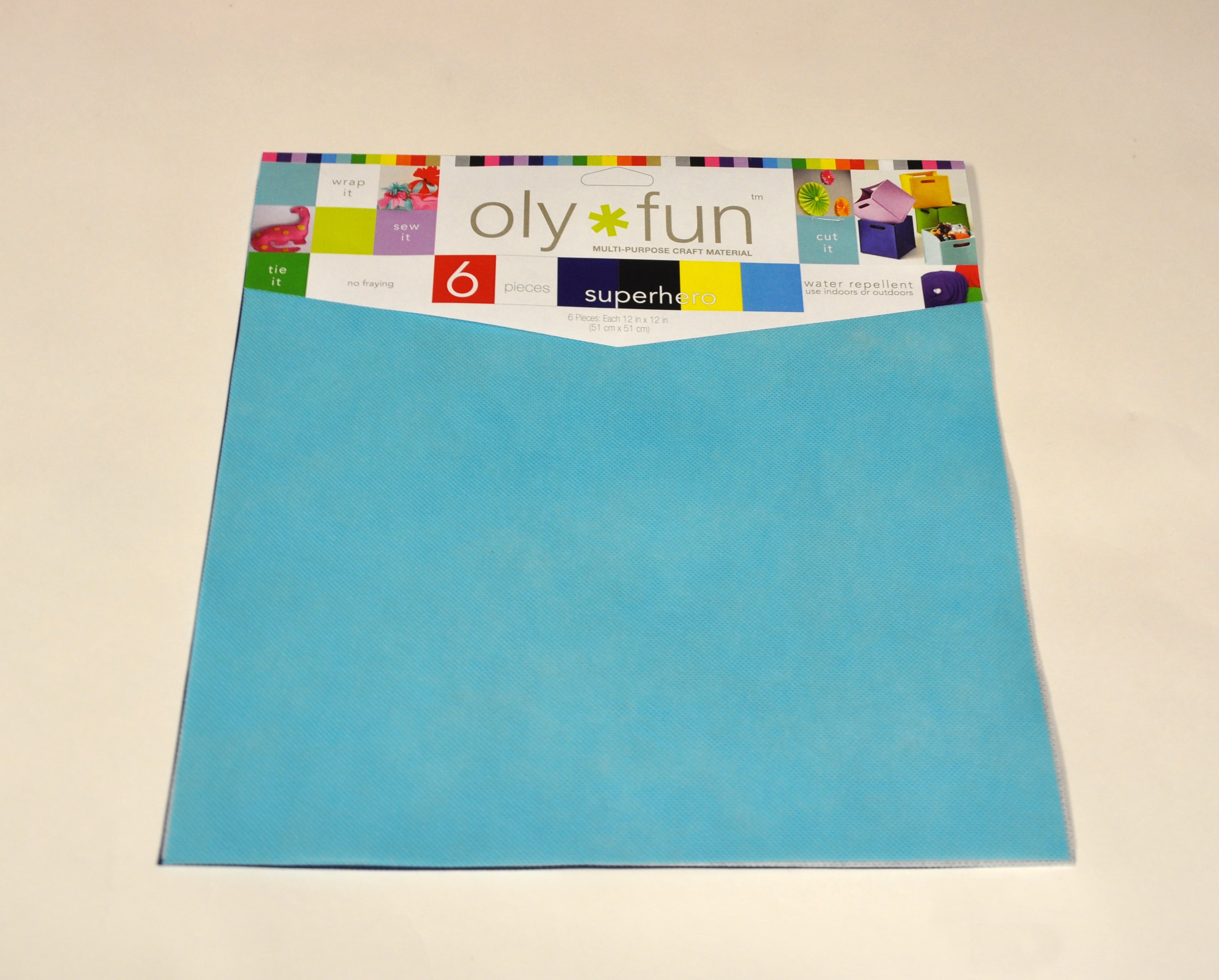 OlyFun MultiPurpose Polypropylene Fabric Craft Assortment 36 pieces