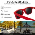 thumbnail image 3 of Gafas de sol Joopin Red Oversized Square Polarized UV400, 3 of 6