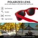 thumbnail image 3 of Gafas de sol Joopin Red Oversized Square Polarized UV400, 3 of 6
