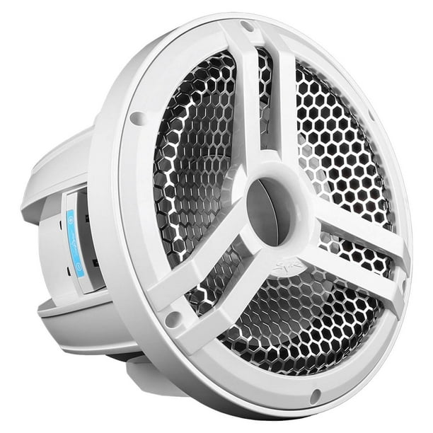 Skar Audio SKM10WD4 Subwoofer marino de 10 pulgadas, 1000 W, potencia máxima dual de 4 ohmios (blanc
