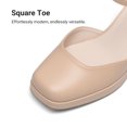 thumbnail image 2 of DREAM PAIRS Women's Chunky Platform Closed Toe Pumps with Confidence, Slip-resistant Outsole, Party, Wedding Shoes, 2 of 7