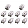 thumbnail image 1 of 10X Fuente de Alimentacion de Transformador de Tension AC 110/220V A DC 12V 1A Plata, 1 of 5