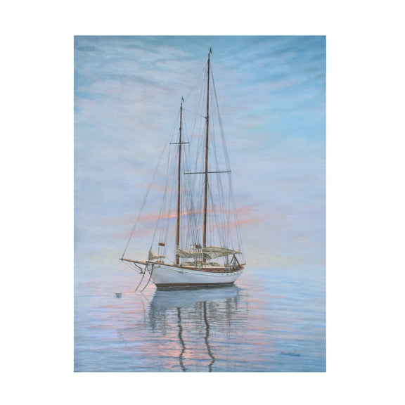 Canvas Wall Art - Bruce Dumas 'Restful Spirit' Wall Art for Living Room, Bedroom, or Office Décor by Trademark Fine Art - 14 x 19 Inches