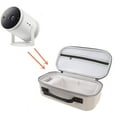 thumbnail image 3 of Projector Hard Case, Rainproof EVA Nylon Projector Carrying Case Zipper  for Travel, 3 of 7