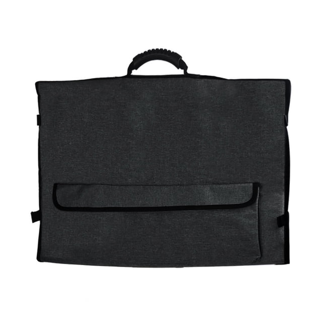 Monitor Carrying Case Protective Monitor Bag Computer Monitor Bag with Pockets Black,1x computer display screen storage bag,Black