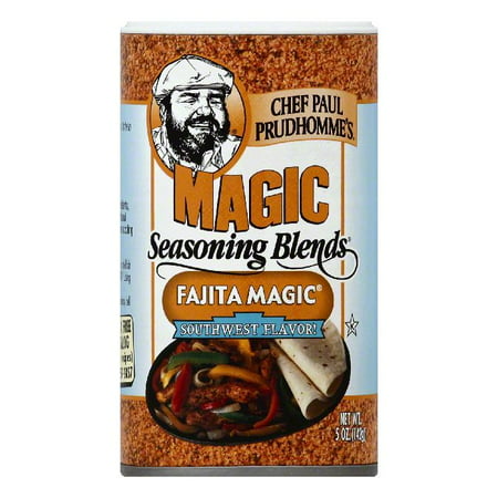 Chef Paul Prudhommes Southwest Flavor! Fajita Magic Seasoning Blends, 5 OZ (Pack of