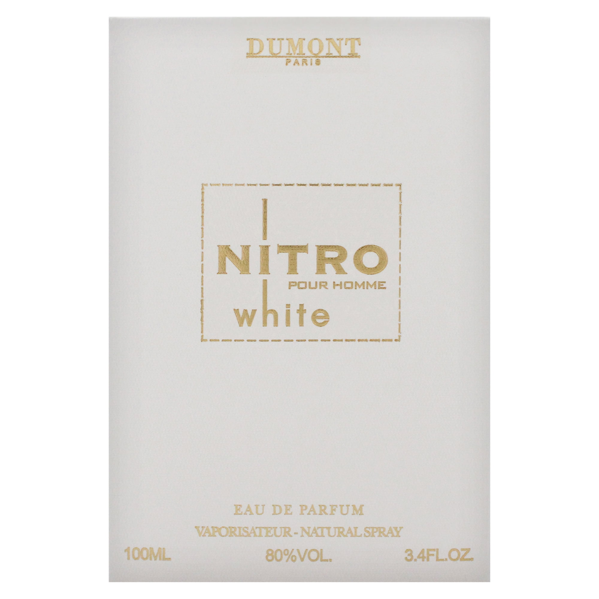 Dumont Nitro White, 3.4 oz EDP Spray, Oriental Floral