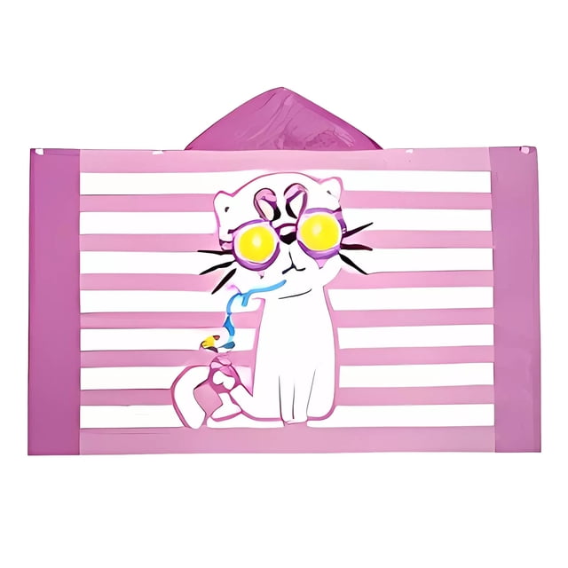 Toalla de baño con capucha para niños Poncho de surf para bebés Bata suave y real para cambiar a niños pequeños para niños y niñas Ducha/playa/piscina Cubiertas para niños 50x30 Toalla grande