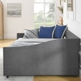 thumbnail image 4 of Full size daybed with drawers storage space and foam padded sides for comfort, 4 of 6