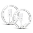 thumbnail image 1 of Cable iKeloah Lightning a USB de 1 m, certificado MFi, paquete de 2, 1 of 6