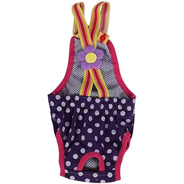 Pantalones higiénicos para perros, pañal para perras, pañal menstrual fisiológico con tirantes elásticos, pantalones para perros y gatitas (XL)
