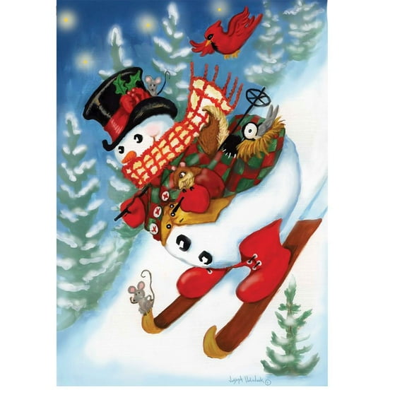 Premier House Size Flag - Ski Party