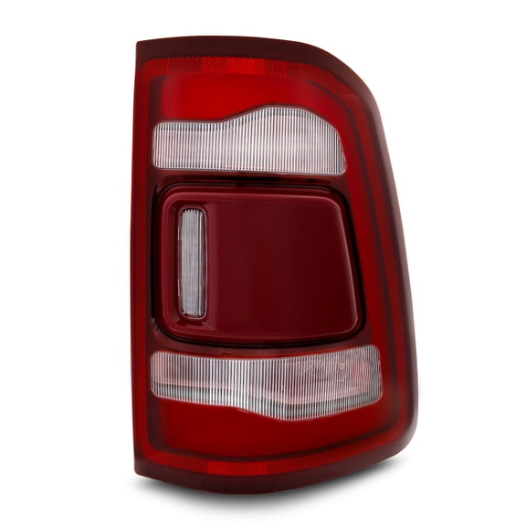 AKKON - Fit 2019-2023 Dodge Ram 1500 Limited / LongHorn / Laramie [Not-Included Blind Spot Sensor] LED Tail Light OE Style Red Clear Right