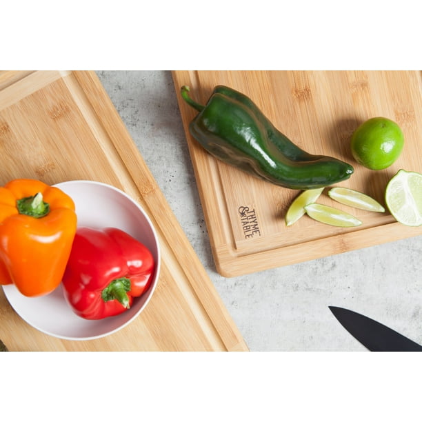 Thyme & Table 2 Pack Bamboo Cutting Boards