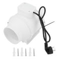 thumbnail image 1 of 5 Inch Quiet Exhaust Inline Duct Fan for Hydroponics Grow Tent Ventilation AU Plug Single Speed, 1 of 8