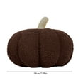 thumbnail image 3 of Twfbrm Pumpkin Pillows, 3D Teddy Fleece Pumpkin Shaped Plush Throw Pillow Soft Fluffy Stuffed Pumpkin Toys, Autumn Thanksgiving Decorative Cushion Halloween Fall Decorations for Home Couch Bed, 3 of 8