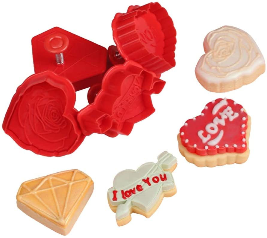 4pcs-Baby Shower Clothes Cookies Plunger Cutter Mould Fondant Cake Biscuit Mold 