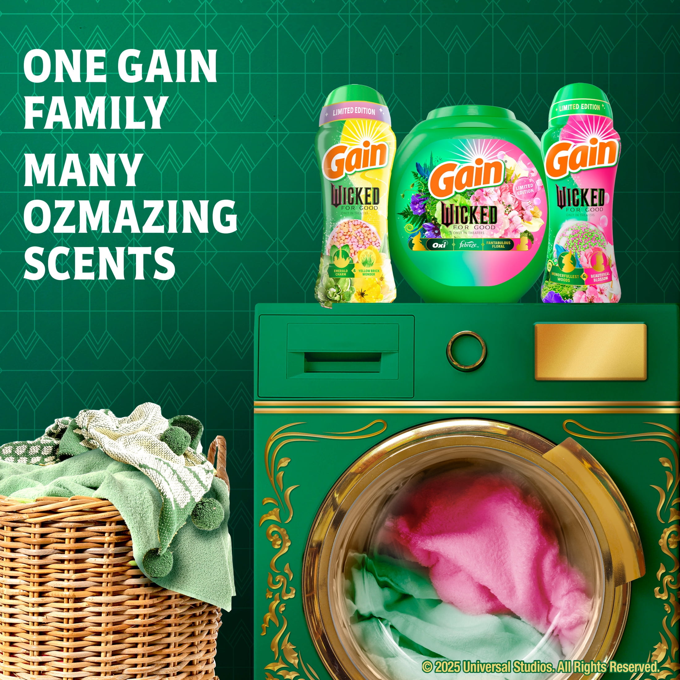 Gain Flings! "Wicked: For Good" Limited Edition, 42 Count, Fantabulous Floral Scent