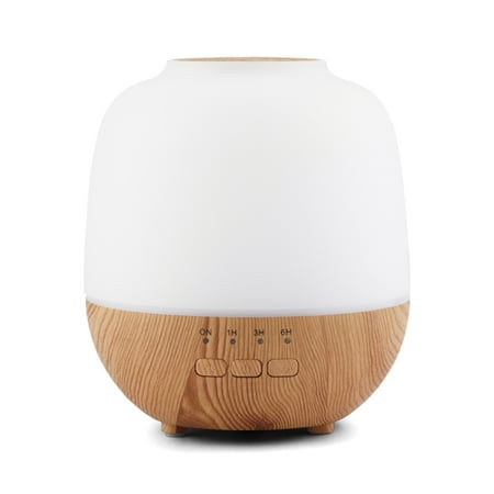 

humidifiers Electric Aromatherapy Diffuser Essential Oil Mini Humidifier Office Wood Grain USB Humidifier(Wood Color)